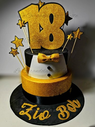 Torta finta per anni - per,