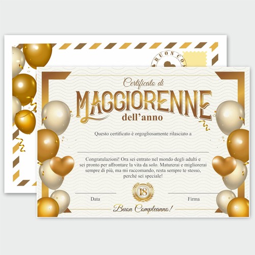 Biglietto auguri anni - biglietto,