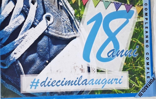 Compleanno anni biglietto - ,