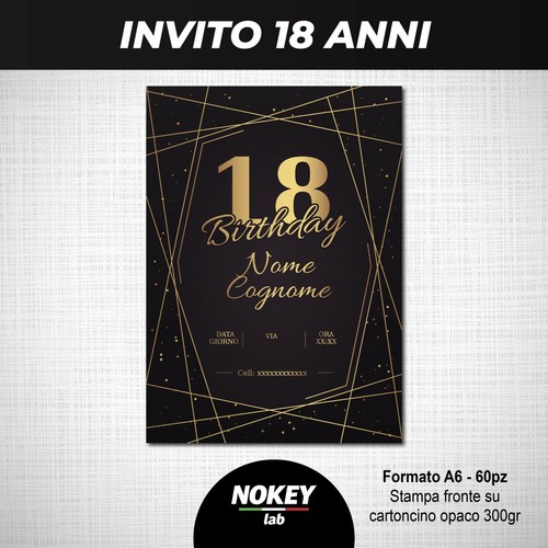 Inviti compleanno anni - compleanno, 18