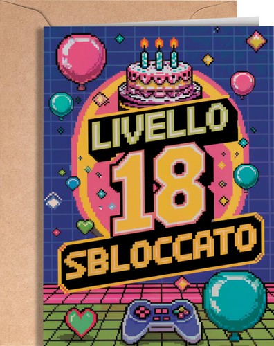 Biglietto auguri anni - 18,