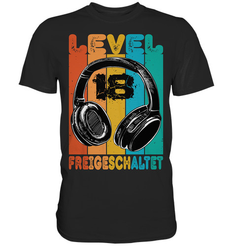 Maglietta compleanno level - maglietta, 18