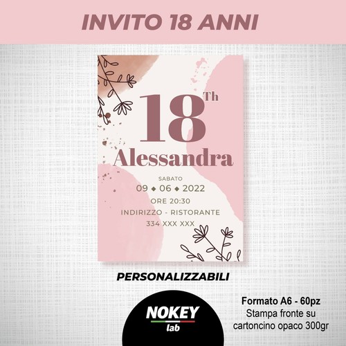 Inviti compleanno anni - inviti,